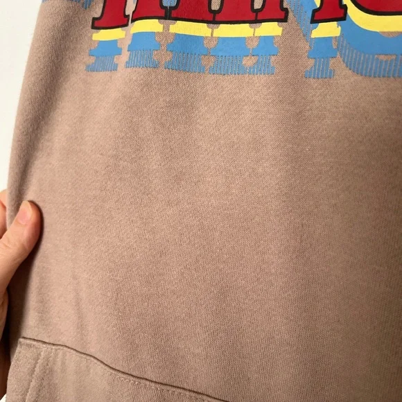 Old Navy Beige Stranger Things Hoodie for Men - Picture 2 of 5